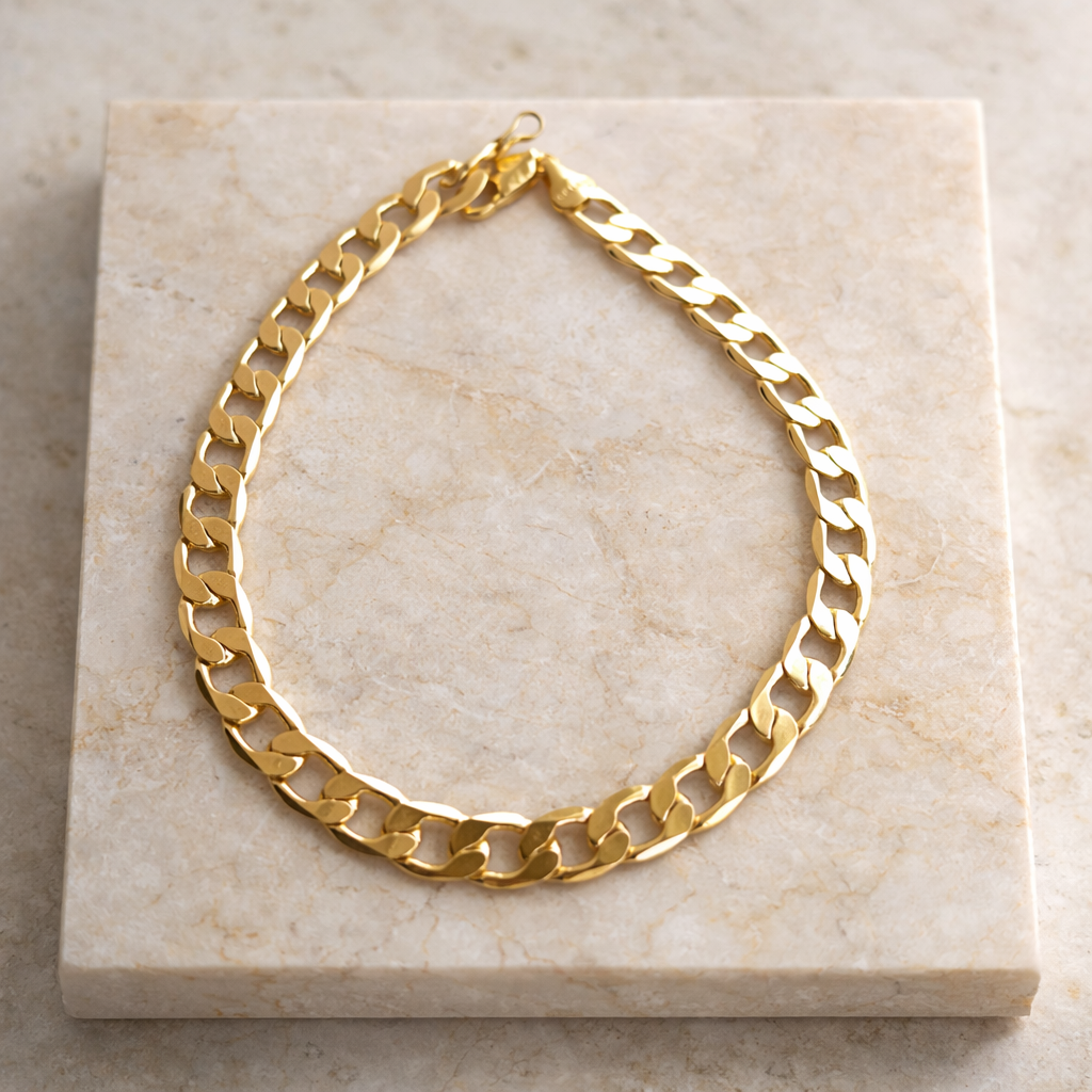 Thia Curb Link Gold Filled Anklet