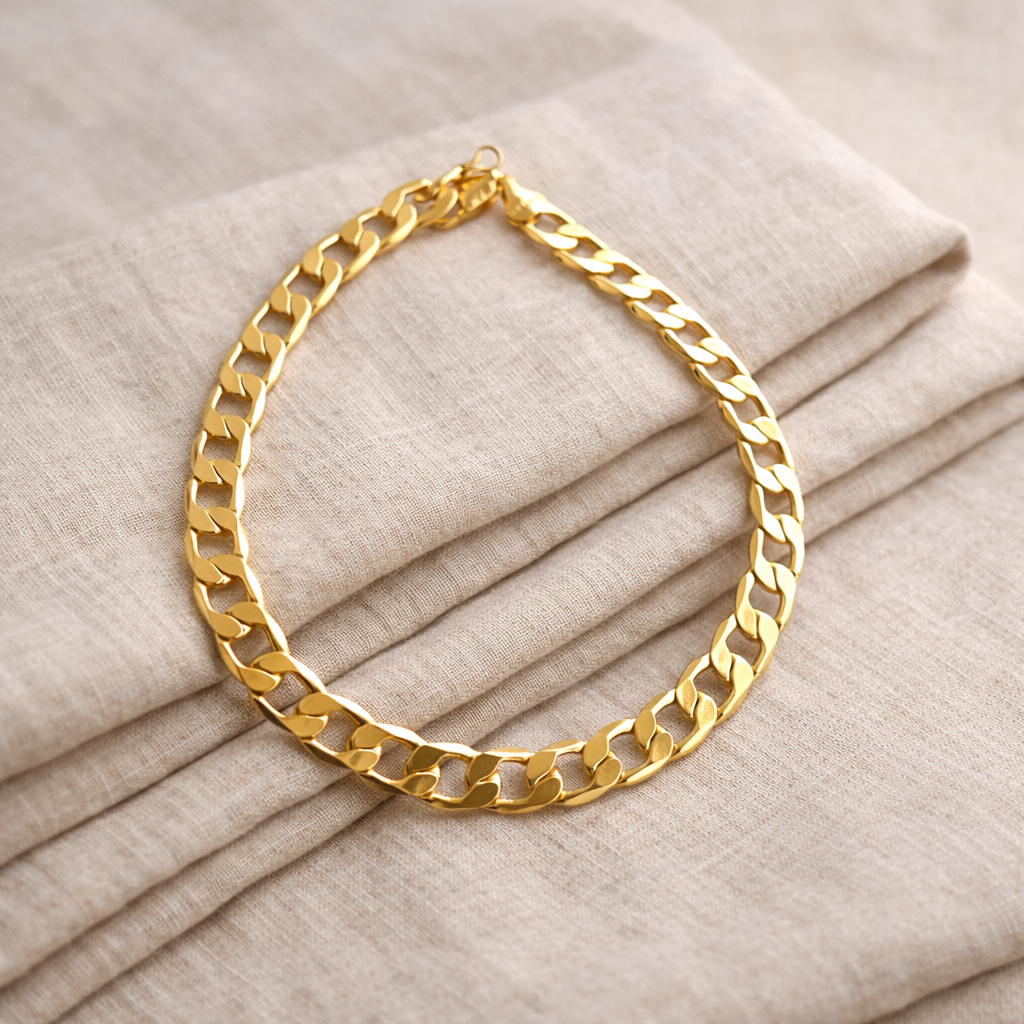 Thia Curb Link Gold Filled Anklet