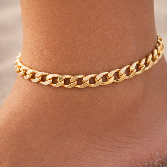 Cuban Link Gold Filled Anklet
