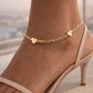 Mariner Link Hearts Gold Filled Anklet