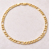 Figaro Link Gold Filled Anklet