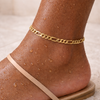 Figaro Link Gold Filled Anklet