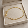 Emma Heart Link Gold Filled Anklet