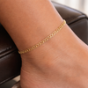Emma Heart Link Gold Filled Anklet