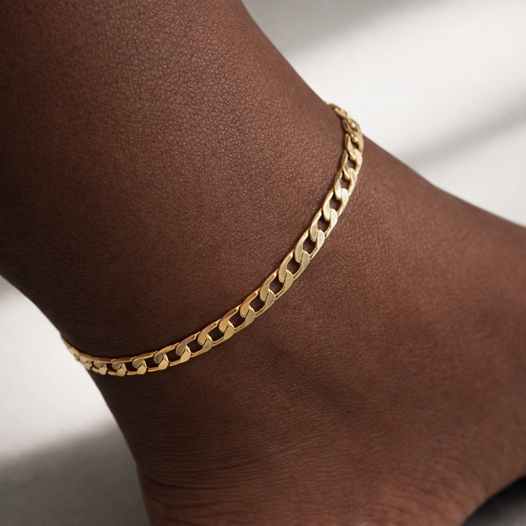 Thia Curb Link Gold Filled Anklet