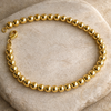 Bria Beaded Link Anklet-18k Gold Filled