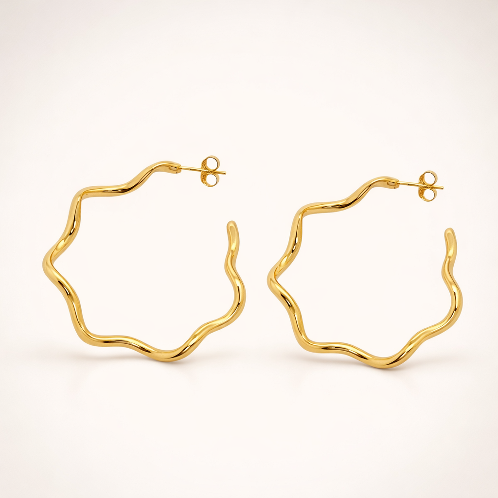 Serena Gold Plated Earrings