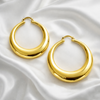 Celeste Gold Plated Hoop Earrings