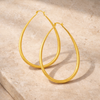 Lira  Gold Plated Hoop Earrings