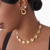 Damore Gold Plated Earrings