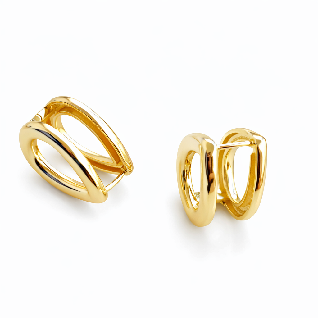 Damore Gold Plated Earrings