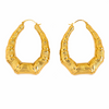 Chanele  Gold Plated Hoop Earrings