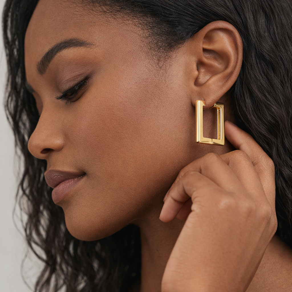Numy Gold Plated Earrings