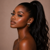 Amina Stud Gold Plated Earrings