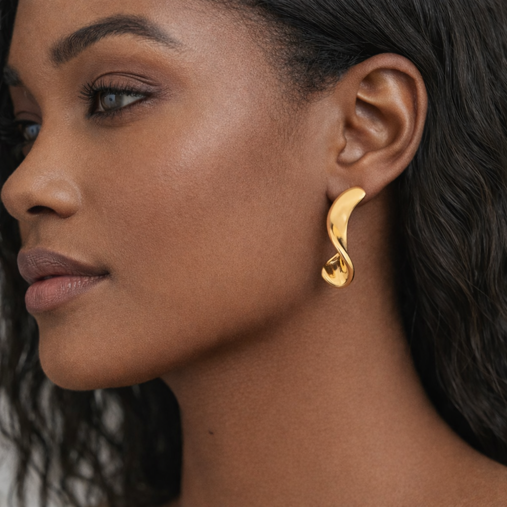 Shannon  Gold Plated Earrings