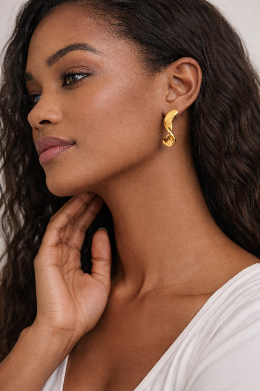 Shannon  Gold Plated Earrings