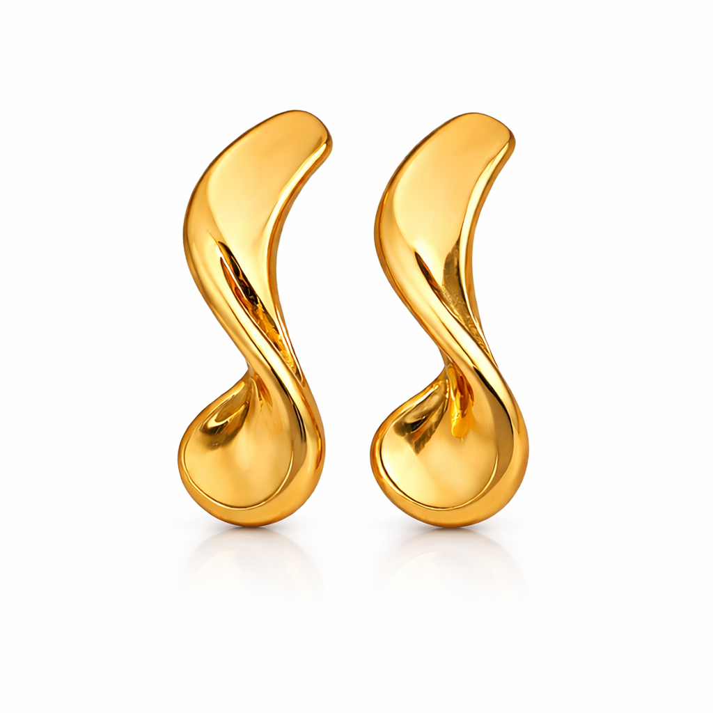 Shannon  Gold Plated Earrings