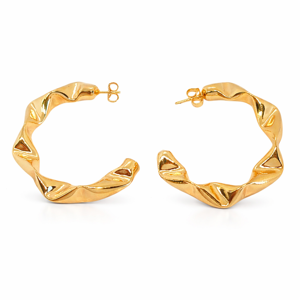 Emmy Gold Plated Earrings
