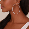 Jayda 925 Sterling Silver Hoop Earrings