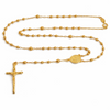 Virgin Rosary Necklace-18k Gold Filled