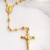 Virgin Rosary Necklace-18k Gold Filled