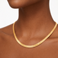 Tania Herringbone 18k Gold Filled Link Chain