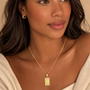 Initial Pendant 18K Gold Filled Necklace
