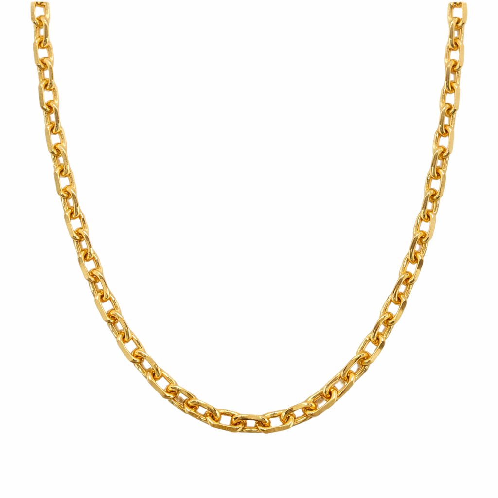Dalia Rolo Link Chain-18k Gold Filled