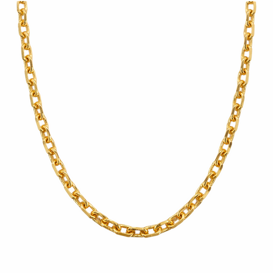 Dalia Rolo Link Chain-18k Gold Filled