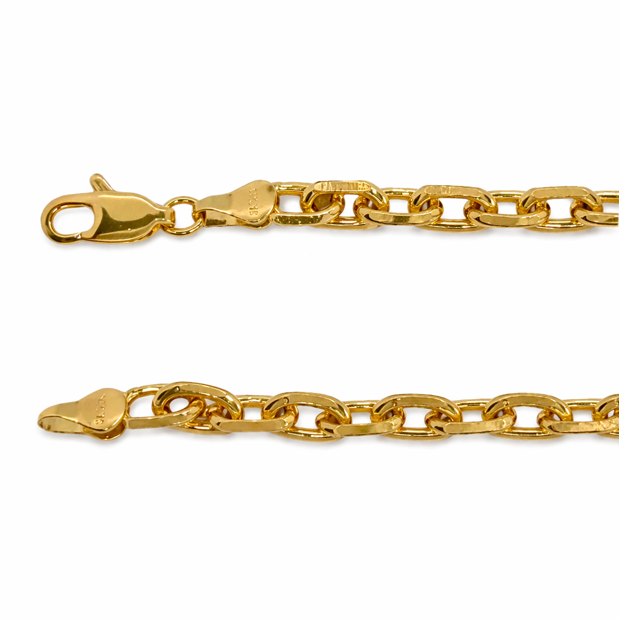 Dalia Rolo Link Chain-18k Gold Filled