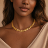 Aubrey 18k Gold Filled Double Cuban Link Chain