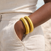 Chardae Chunky Gold Plated Bangle