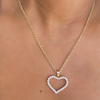 Toni Heart Pendant Necklace-18k Gold Filled
