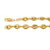 Hollow Puff Mariner Link  18k Gold Filled Bracelet