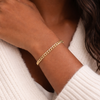 Dior Curb Link 18k Gold Filled Bracelet