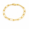 Paperclip Link 18k Gold Filled Bracelet
