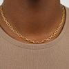 Rolo Paperclip Link 18k Gold Filled Necklace