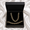 Emma Heart Link Necklace and Bracelet 18k Gold Filled Set
