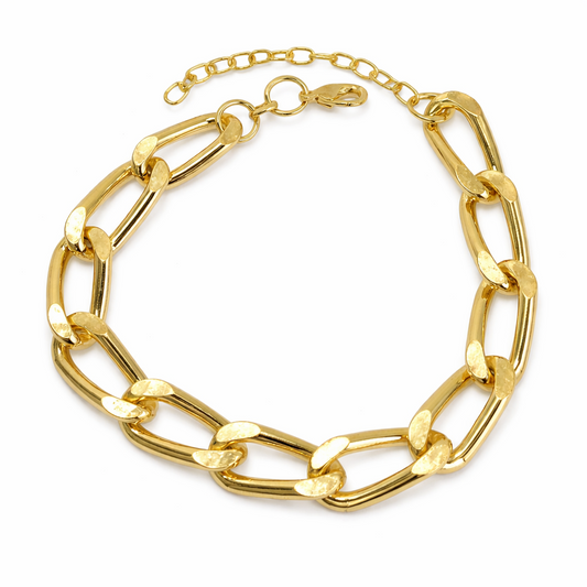 Amelia Open Link 18k Gold Filled Bracelet