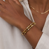 Amelia Open Link 18k Gold Filled Bracelet