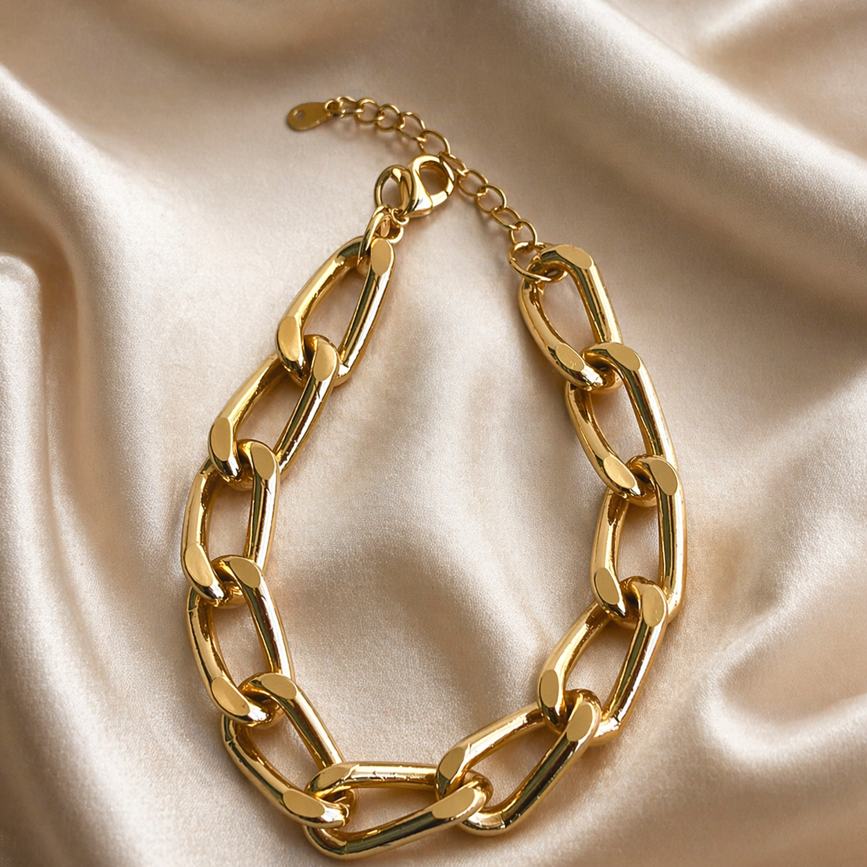 Amelia Open Link 18k Gold Filled Bracelet