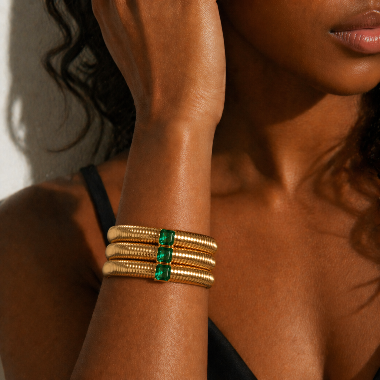 Mandy Gold Plated Bangle