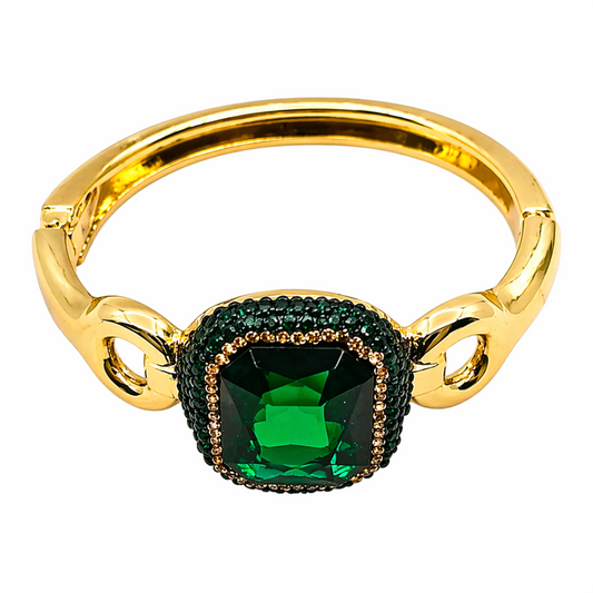 Nya 18k Gold Plated Chunky Bangle