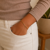 Paperclip Link 18k Gold Filled Bracelet