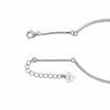 Tamar Zircon Link 925 Sterling Silver Bracelet