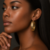 Bella Gold Plated Earrings
