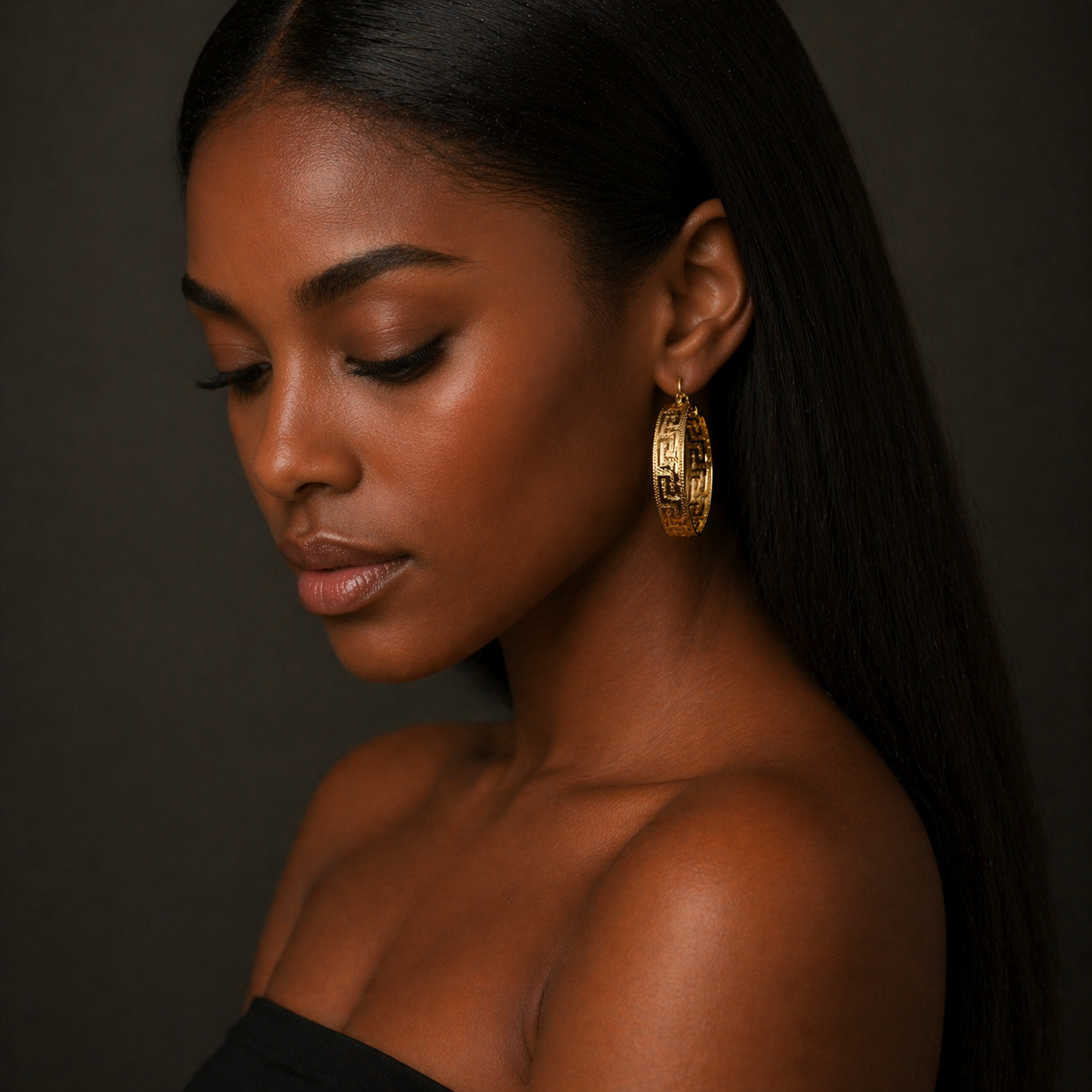 Bella Gold Plated Earrings