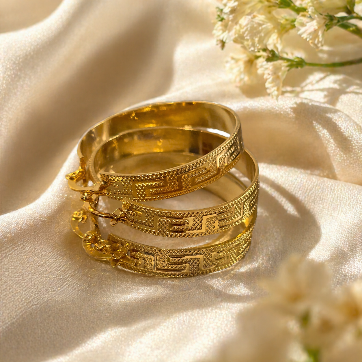 Bella Gold Plated Earrings