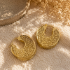 Maya Gold Plated Hoop Earrings