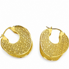 Maya Gold Plated Hoop Earrings